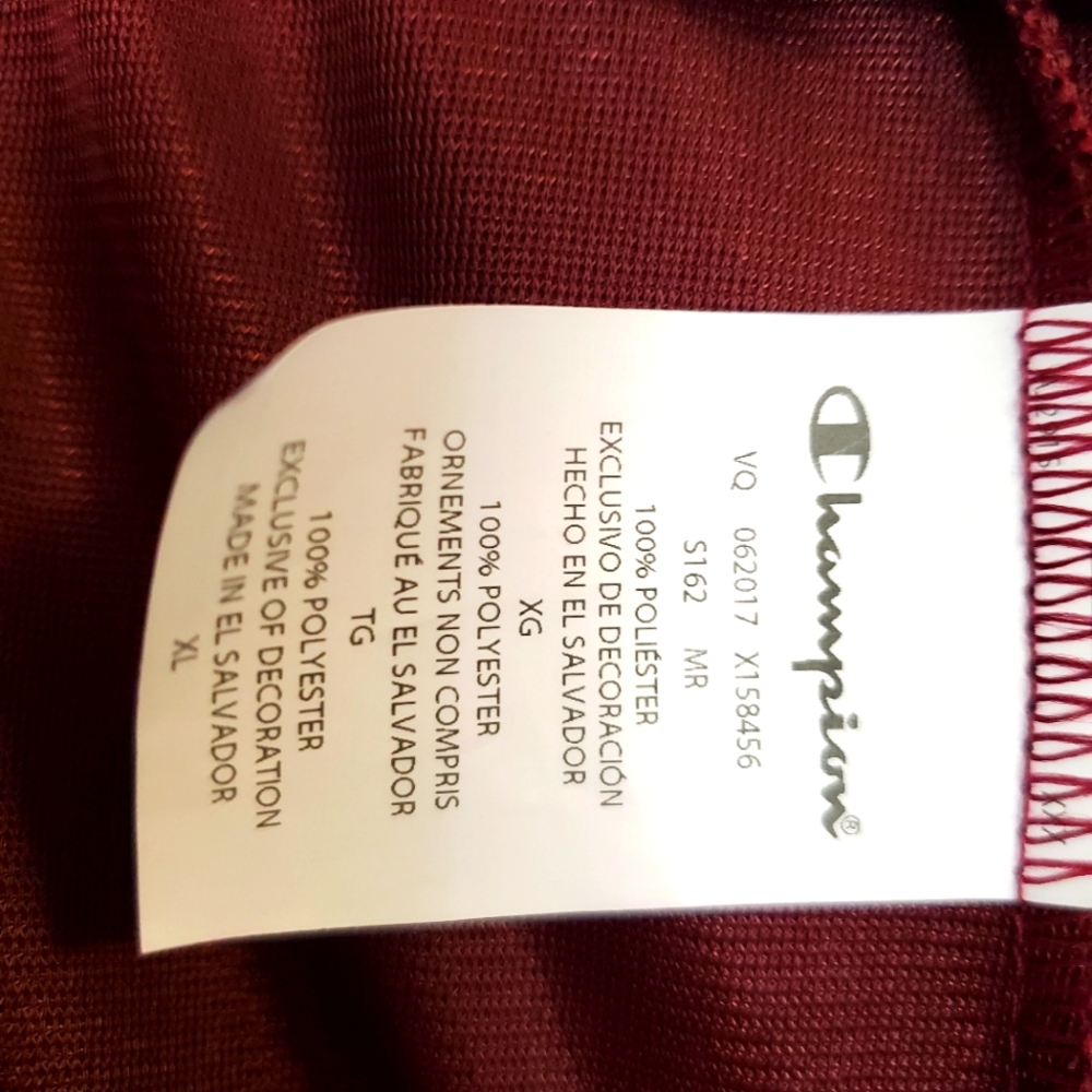 Champion Mesh Men's Shorts in Maroon Red - Picture 9 of 12